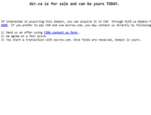 Tablet Screenshot of dir.ca